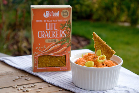 LIFE CRACKERS Mrkvánky RAW BIO