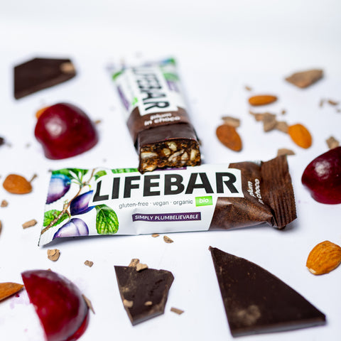 Lifebar InChoco tyčinka švestka RAW BIO