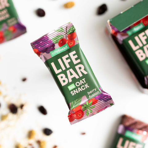 Lifebar Oat Snack ovocný BIO