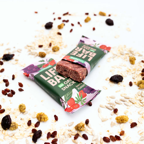 Lifebar Oat Snack ovocný BIO