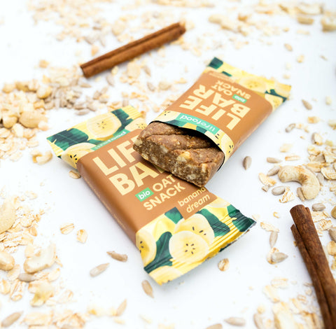 Lifebar Oat Snack banánový BIO