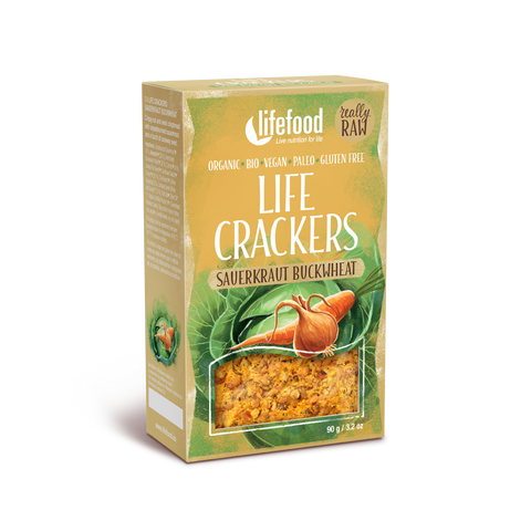 LIFE CRACKERS Zelňáky RAW BIO