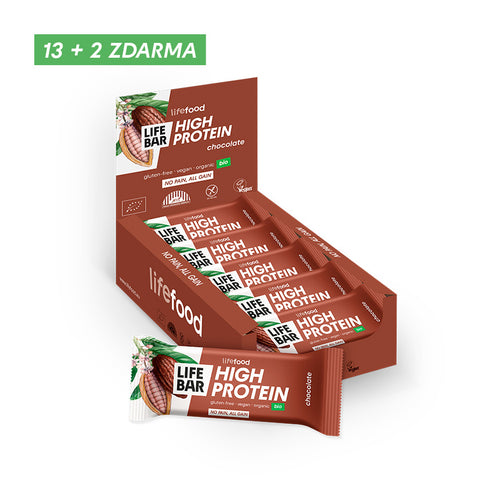 Box Lifebar Protein tyčinka čokoládová BIO