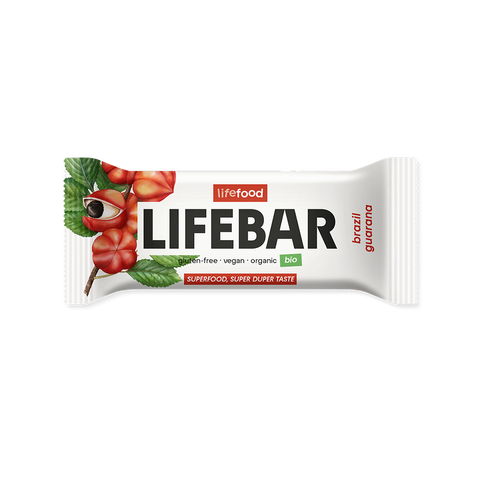 LIFEBAR tyčinka s guaranou a para ořechy BIO