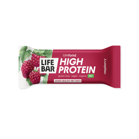 Lifebar Protein tyčinka malinová BIO