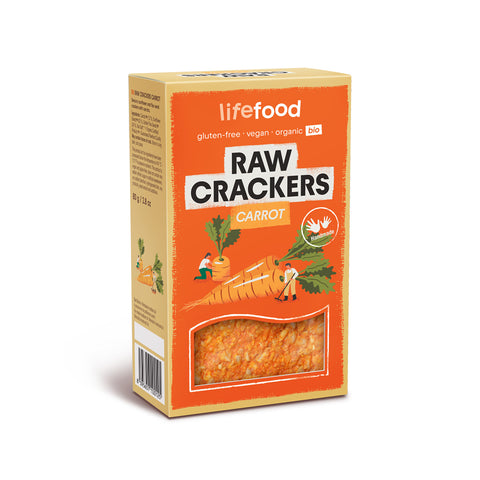 LIFE CRACKERS Mrkvánky RAW BIO