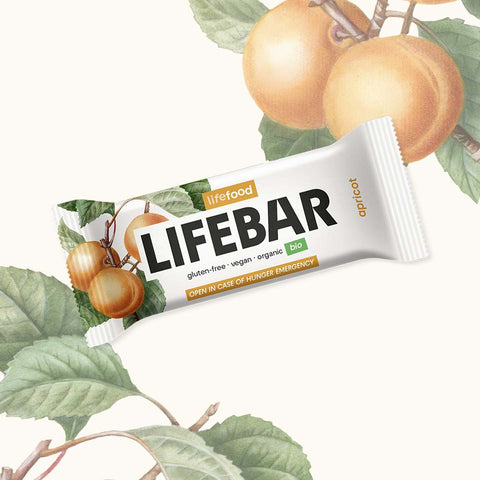 Lifebar tyčinka meruňková RAW BIO